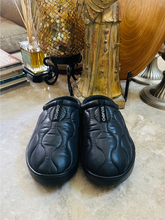 Men’s OOFOS OOcloog Clog Black/Green Size M9/EU42 main image 5